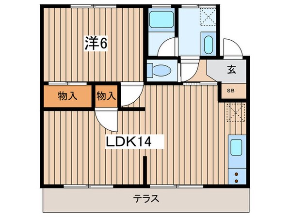 マロンプレーンAの物件間取画像